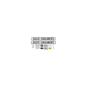 Tractor Parts Accessories 234495 Ac D10 Series I 1959-60 Mylar Decal Set Fits Allis Chalmers Replaces