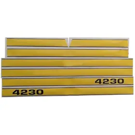 Tractor Parts Accessories Jd4230 Decal Set Hood 4230 Yellow Fits John Deere