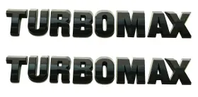 Vxntpart Sal-turb-2 Pair Set New Hood Letter Emblems 3d Nameplate Logo Compatible With 2024-2025