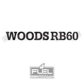 Woods Rb60 Blade Box Scraper Landscape Equipment Premium Vinyl Decal Set Woods Rb60 Blade Box Scraper Landscape Equipment Premium Vinyl Decal Set