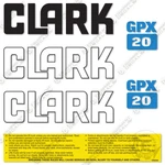Fits Clark Gpx20 Decal Kit Forklift - 7 Year Outdoor 3m Vinyl!. Fixed Price $79.95.