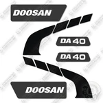Doosan Da40 Decal Kit Articulated Dump Truck - Aftermarket. Fixed Price $394.95.
