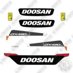 Doosan Dx490lc-5 Decal Kit Crawler Excavator - Aftermarket. Fixed Price $294.95.