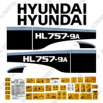 Hyundai Hl757-9a Decal Kit Wheel Loader - Aftermarket. Fixed Price $249.95.