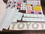 Toyota Forklift Decal Kit Detailed With Safety Decals (white And Gray Combo). Fixed Price $32.50.