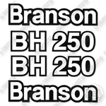 Branson Bh250 Decal Kit Backhoe- Aftermarket. Fixed Price $39.95.