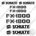 Schulte Fx1800n Decal Kit Rotary Cutter -aftermarket. Fixed Price $144.95.