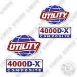 Utility 4000d-x Composite Decal Kit Dry Van Trailer- Aftermarket. Fixed Price $49.95.