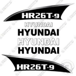 Hyundai Hr26t-9 Decal Kit Roller- Aftermarket. Fixed Price $109.95.