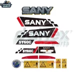 Excavator For Sany Sy60 75 95 135 155 205 235 285c-10 Full Car Sticker. Fixed Price $60.96.