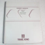 Trail King Tk18lp-242 Truck Equipment Trailer Owners Manual. Fixed Price $70.99.