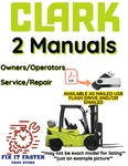 Clark Gps 27 Gps27 Forklift Operators Service Repair Shop Manual Pdf On Usb. Fixed Price $44.00.