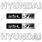 Hyundai 35l-7a Decal Kit Forklift - Aftermarket. Fixed Price $64.95.