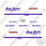 Broce Broom Rj300 Decal Kit Sweeper - Aftermarket. Fixed Price $274.95.