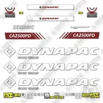 Dynapac Ca2500 Pd Decal Kit Compactor - Aftermarket. Fixed Price $194.95.