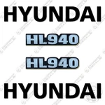 Hyundai Hl940 Decal Kit Wheel Loader- Aftermarket. Fixed Price $139.95.