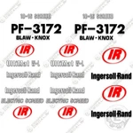 Fits Ingersoll Rand Pf-3172 Decal Kit Asphalt Paver Equipment Decals (pf 3172). Fixed Price $229.95.