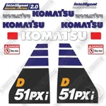 Fits Komatsu D51pxi-24 Decal Kit Dozer- 7 Year Outdoor 3m Vinyl!. Fixed Price $194.95.