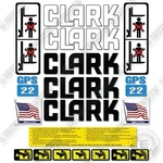 Fits Clark Gps22 Decal Kit Forklift - 7 Year Outdoor 3m Vinyl!. Fixed Price $104.95.