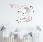 Elephant Wall Decal Nursery Ballerina Name Vinyl Sticker Baby Girls Decor Sd64. Fixed Price $24.99.