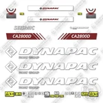Dynapac Ca2800d Decal Kit Compactor - Aftermarket. Fixed Price $194.95.