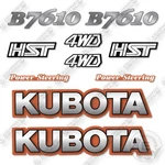 Kubota B7610 Decal Kit Compact Utility Tractor - Aftermarket. Fixed Price $74.95.