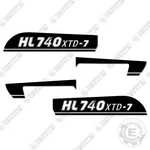 Hyundai Hl740xtd-7 Decal Kit Wheel Loader (numbers Only) - Aftermarket. Fixed Price $109.95.