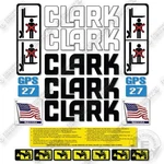 Fits Clark Gps27 Decal Kit Forklift - 7 Year Outdoor 3m Vinyl!. Fixed Price $104.95.