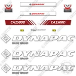 Fits Dynapac Ca2500d Decal Kit Roller - 7 Year Outdoor 3m Vinyl!. Fixed Price $224.95.