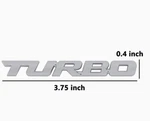 Upauto 3d Metal Turbo Emblem Badge For Bmw Dodge Honda Nissan Kia Hyundai. Fixed Price $10.00.