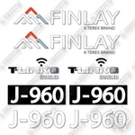 Terex Finlay J-960 Decal Kit Mobile Jaw Crusher-aftermarket. Fixed Price $164.95.