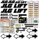 Fits Jlg 800s Decal Kit Boom Lift Sky Power Sticker Set - 7 Year 3m Vinyl!. Fixed Price $279.95.