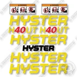 Hyster H40ut Decal Kit Forklift -aftermarket. Fixed Price $79.95.