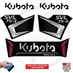 Fits Kubota Svl75-3 Main Decals Skid Steer Stickers - Black Edition. Fixed Price $159.95.