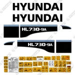 Hyundai Hl730-9a Decal Kit Wheel Loader - Aftermarket. Fixed Price $249.95.