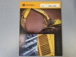 John Deere 600c Lc & 800c Excavators Brochure 16 Page Vg Condition. Fixed Price $40.00.