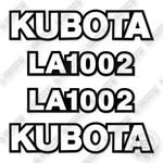 Kubota La1002 Decal Kit Front End Loader - Aftermarket. Fixed Price $49.95.