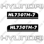 Hyundai Hl730tm-7 Decal Kit Wheel Loader - Aftermarket. Fixed Price $199.95.