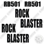 Rock Blaster Rb501 Decal Kit Hydraulic Hammer -aftermarket. Fixed Price $49.95.