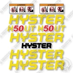Hyster H50ut Decal Kit Forklift -aftermarket. Fixed Price $79.95.