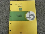 John Deere 3805 3807 Knuckleboom Loader Shop Service Repair Manual Tm1028. Fixed Price $108.02.