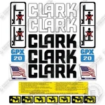 Fits Clark Gpx20 Decal Kit Forklift - 7 Year Outdoor 3m Vinyl!. Fixed Price $104.95.