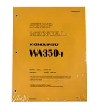 Komatsu Wa350-1 Wheel Loader Workshop Repair Service Manual Part # Sebd04230107. Fixed Price $68.53.