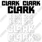 Fits Clark Ecx25 Decal Kit Forklift - 7 Year Outdoor 3m Vinyl!. Fixed Price $59.95.