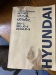 Hyundai 290-3 Excavator Repair Service Manual 290lc-3 290nlc-3. Fixed Price $166.61.