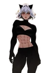Neferpitou Hunter X Vinyl Car Decal Sticker 7" Weatherproof. Fixed Price $14.29.